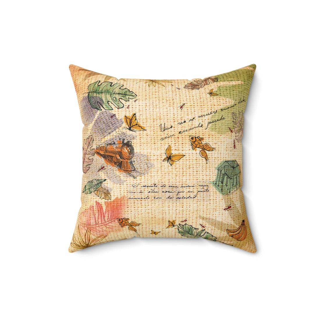 Macondo | Throw Pillow - Yellow